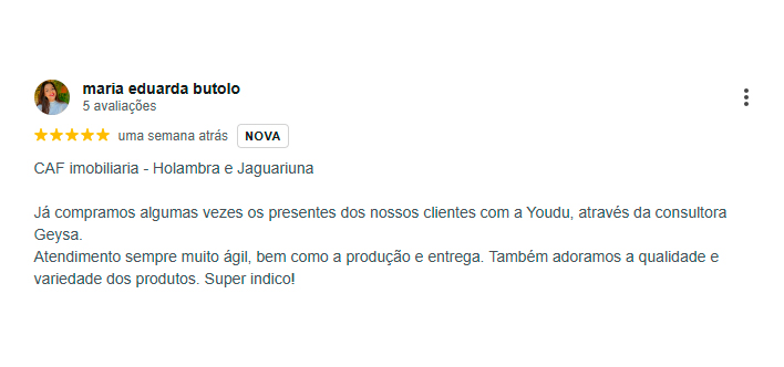 Comentário cliente 3